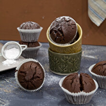Kakaolu Çikolatalı Muffin