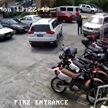 Babadan oğluna araç park etme dersi