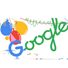 Google, kendi doğum gününü kutladı