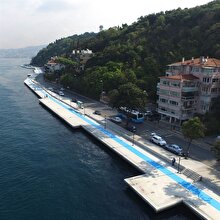 İstanbul Boğazı'na manzaralı yürüyüş yolu
