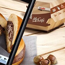 2 sevilen bir arada: Nutella ve hamburger