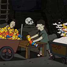 Banksy Simpsons'a dokunursa!..