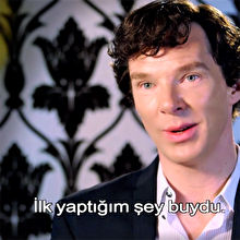 Benedict Cumberbatch cevabını verdi: Sherlock ile ilgili ilk anınız nedir?