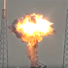Falcon 9 böyle infilak ediyor