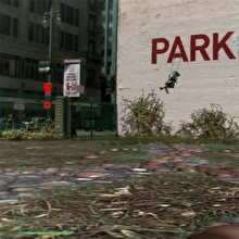 Banksy'nin meşhur 'park' grafitisi gerçek mi oldu