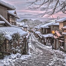 Başkentler başkenti Kyoto'dan hayran bırakan kış manzaraları