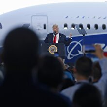 Rüya uçak Trump'ın katılımıyla tanıtıldı