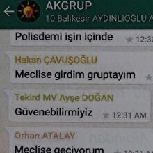 Darbe girişimi gecesi AK Parti milletvekillerinin WhatsApp konuşması