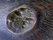 Mars fotoğraflarında esrarengiz yapı: Uzaylıların inşa ettiği yer altı şehri olabilir