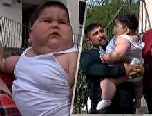 1,5 yaşında 32 kiloya ulaşan Yağız bebek yardım bekliyor