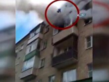 11 aylık bebekleriyle birlikte 5. kattan atladılar