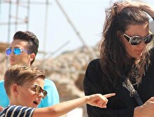 Liv Tyler Efes Antik Kenti'ni ziyaret etti