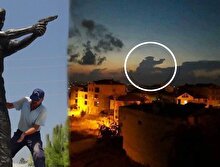 'Ömer Halisdemir'in silüeti' bulutların arasında görüldü