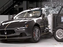 Maserati Ghibli'nin çarpışma testi!