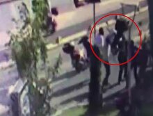 Büyükerşen’e saldırı güvenlik kamerasında