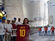 Totti'nin forması uzaya gönderildi