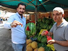 Amasyalı karpuzcu ticari zekasıyla satışları ikiye katladı
