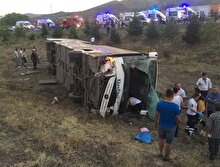 Ankara'da yolcu otobüsü devrildi: 4 ölü, 18 yaralı