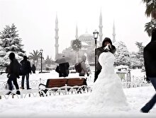 İstanbul'da kar görüntüleri serinletiyor