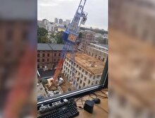 Feci vinç kazası kameralara böyle yansıdı
