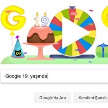 19 yaşına giren Google, doğum gününe özel Doodle hazırladı