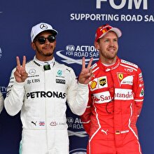 Japonya'da ilk cep Hamilton'ın