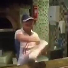 Böyle lahmacun ustası görülmedi
