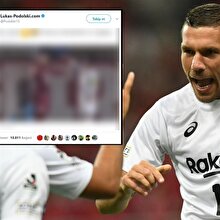 Podolski hakemle dalga geçti: Sosyal medya yıkıldı