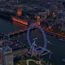 Londra'da akşamüstü drone gezintisi..