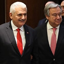 Başbakan Yıldırım, BM Genel Sekreteri Guterres ile bir araya geldi