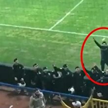 Taraftara üçlü çektiren polise soruşturma açıldı!