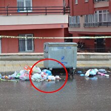 Çöp konteynerinde yeni doğmuş erkek cesedi bulundu