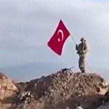 Darmık Dağı'na Türk bayrağı dikildi