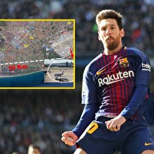 Messi, İspanya'nın hava trafiğini bile etkiliyor!