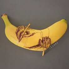 Muzları sanat eserine dönüştürdü, sonuçları şaşırtıcı derecede iyi!