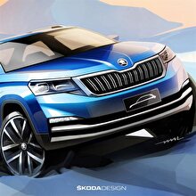 Skoda, üçüncü SUV otomobiline ait çizim görüntülerini yayımladı