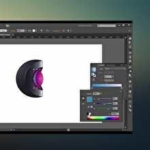 3D logo konusunda deha adam ekranda!