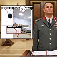 Korgeneral İsmail Metin Temel'in kaldığı misafirhane teröristler tarafından kurşulanmış