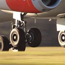 Uçak inişlerinin super slow motion görüntüleri nefes kesiyor