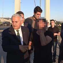 Başbakan Yıldırım köprüdeki intihar girişimini böyle önledi!