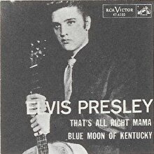 Elvis Presley'in ilk albümü "That’s all right mama" yayınlandı
