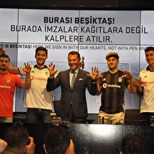 Beşiktaş’ta yeni transferler imzaları attı