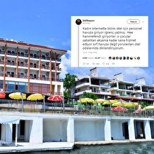 Kaldığı otel hakkında "Personel havuza giriyor iğrenç" yorumunu yapan müşteriye otel sahibinden muhteşem cevap!