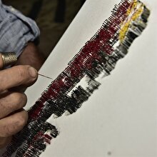 Topladığı iğneleri birer sanat eserine dönüştürüyor