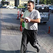 Kendini kesen acemi kasap: Kasap değilim, trafik kazası