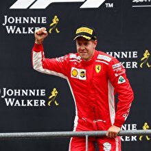 Olaylı yarışta zafer Vettel'in oldu