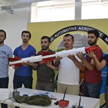 Karabüklü öğrenciler geliştirdi: Yük taşıyan roket!