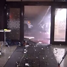 Fırtınada ABC haber ekibinin otelde mahsur kaldığı saniyeler