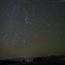 Orionid meteor yağmuru bugün görünür olacak