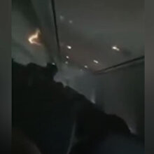 Düşen uçaktaki yolcuların korkutan son anları